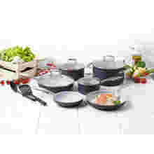 Amazon Vendor 12 Stück Hard Anodized Nonstick Classic Kochgeschirr Set